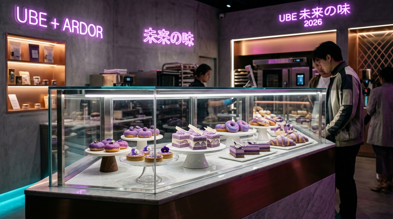 Imagen para El UBE domina las cafeterías en 2026: del Latte al Croissant